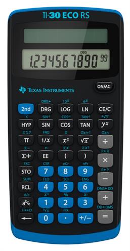 3243480009942 - Rekenmachine Texas Instruments TI-30 eco rs(olar)