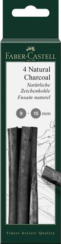 4005401294986 - Houtskool Faber-Castell Pitt Monochrome 9-15 mm op blister