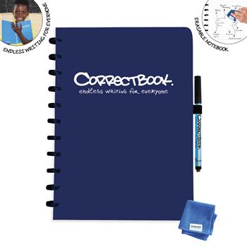 7110768457251 - Correctbook A4 Navy Blue - Lined