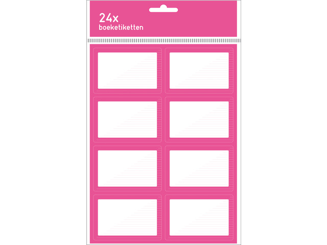 8712127003636 - Kangaro etiketten roze (24 stuks)
