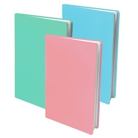 8718776111586 - Rekbare boekenkaft pastel (6 stuks)