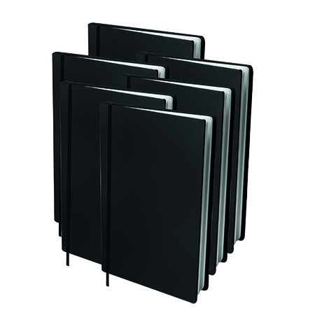 8718776113016 - Rekbare boekenkaft zwart (6 stuks)