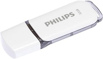 8719274667971 - Usb-stick Philips 2.0 32gb Snow edition grey