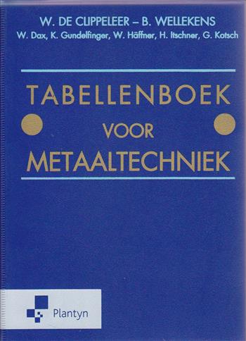 9789030102366 - Tabellenboek voor metaaltechniek