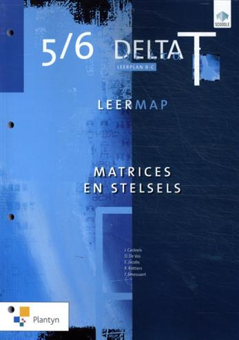 9789030149651 - Delta-t 5/6 leermap matrices en stelsels lp b-c (+ scoodle)